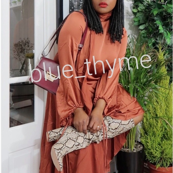 🔥Zara SNAKESKIN Heeled Boots - Picture 4 of 10